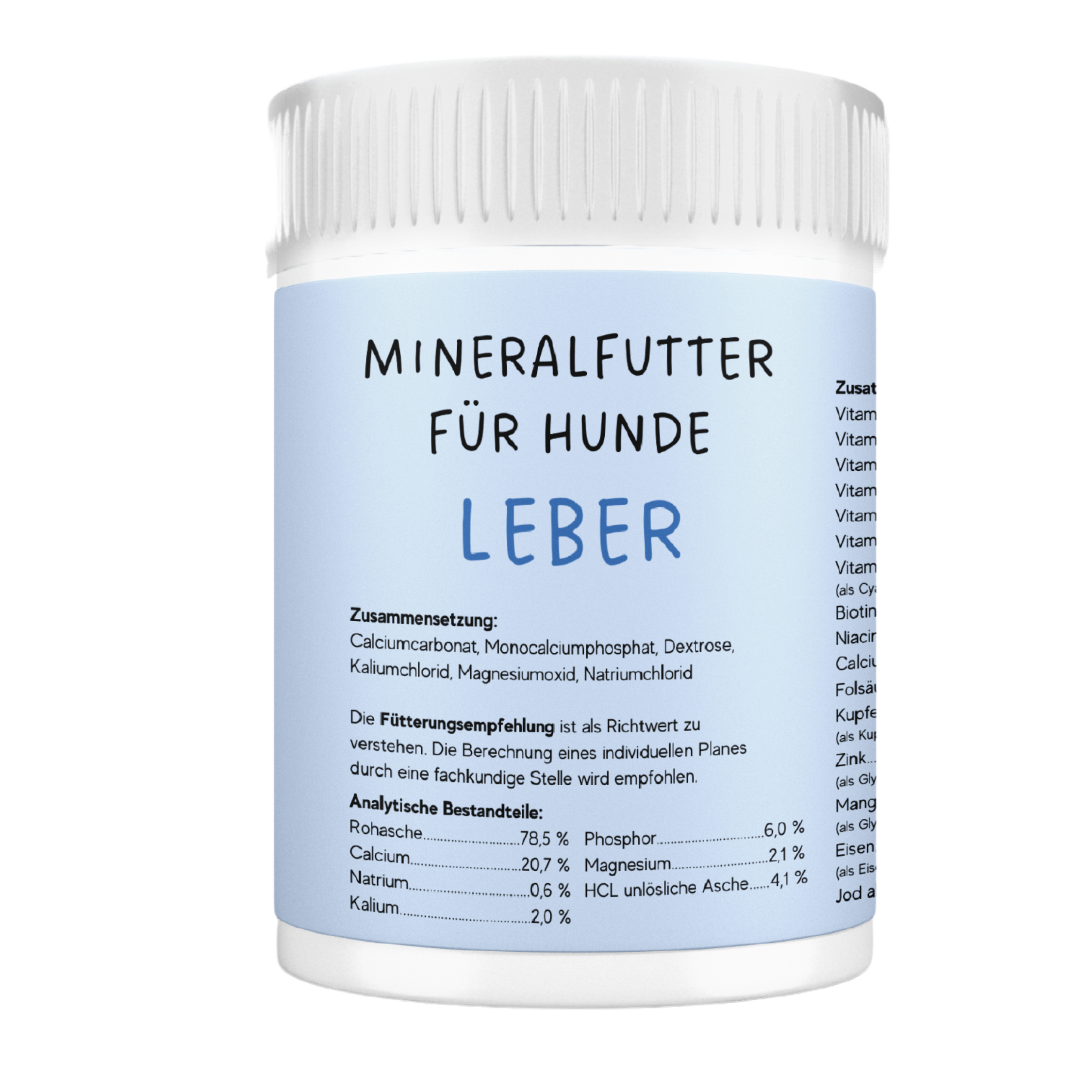 Mineralfutter für Hunde Leber Futter Theke